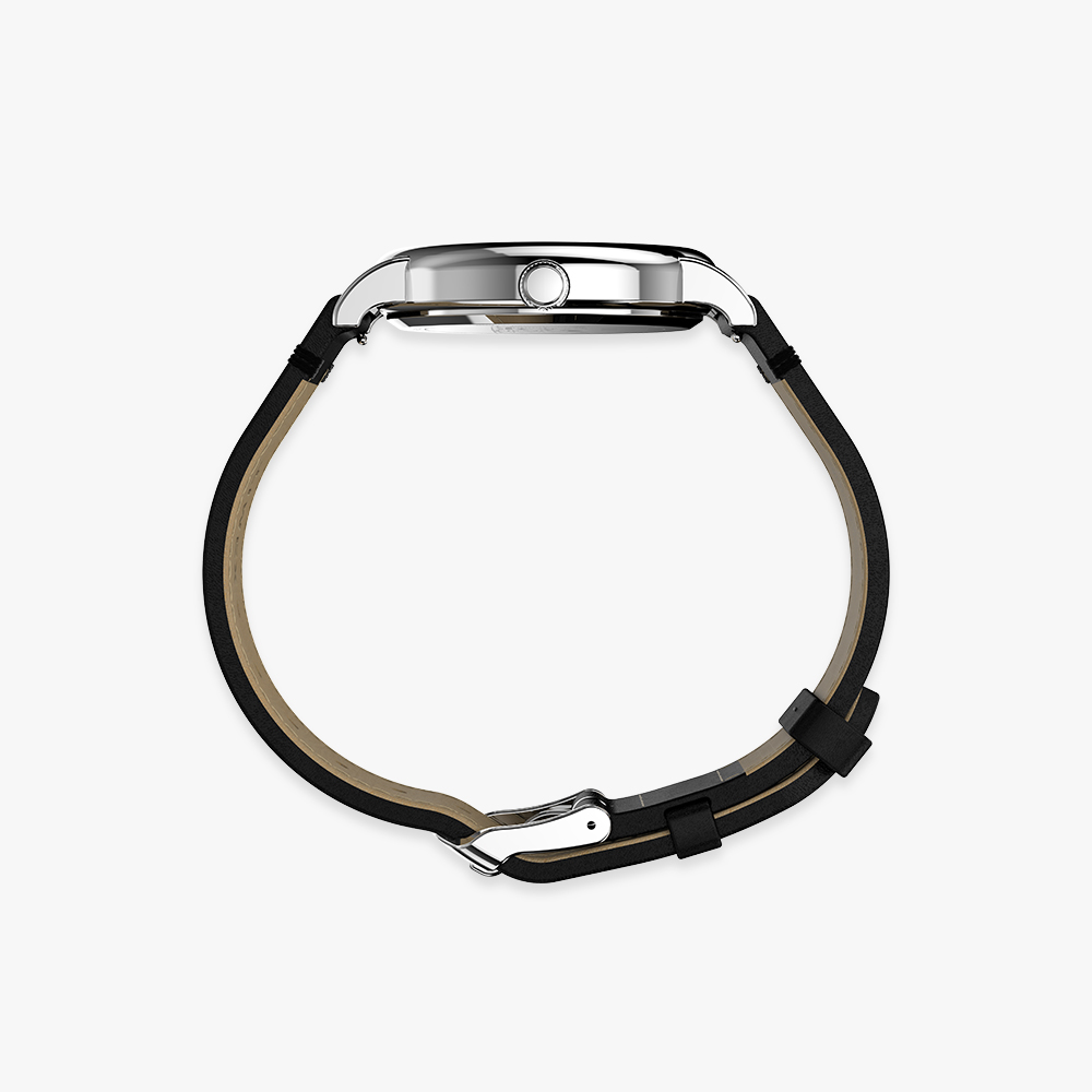 타이맥스 x 피너츠 위켄더 스누피 댄싱 블랙 레더워치 38mm TW2Y31000 이미지 3