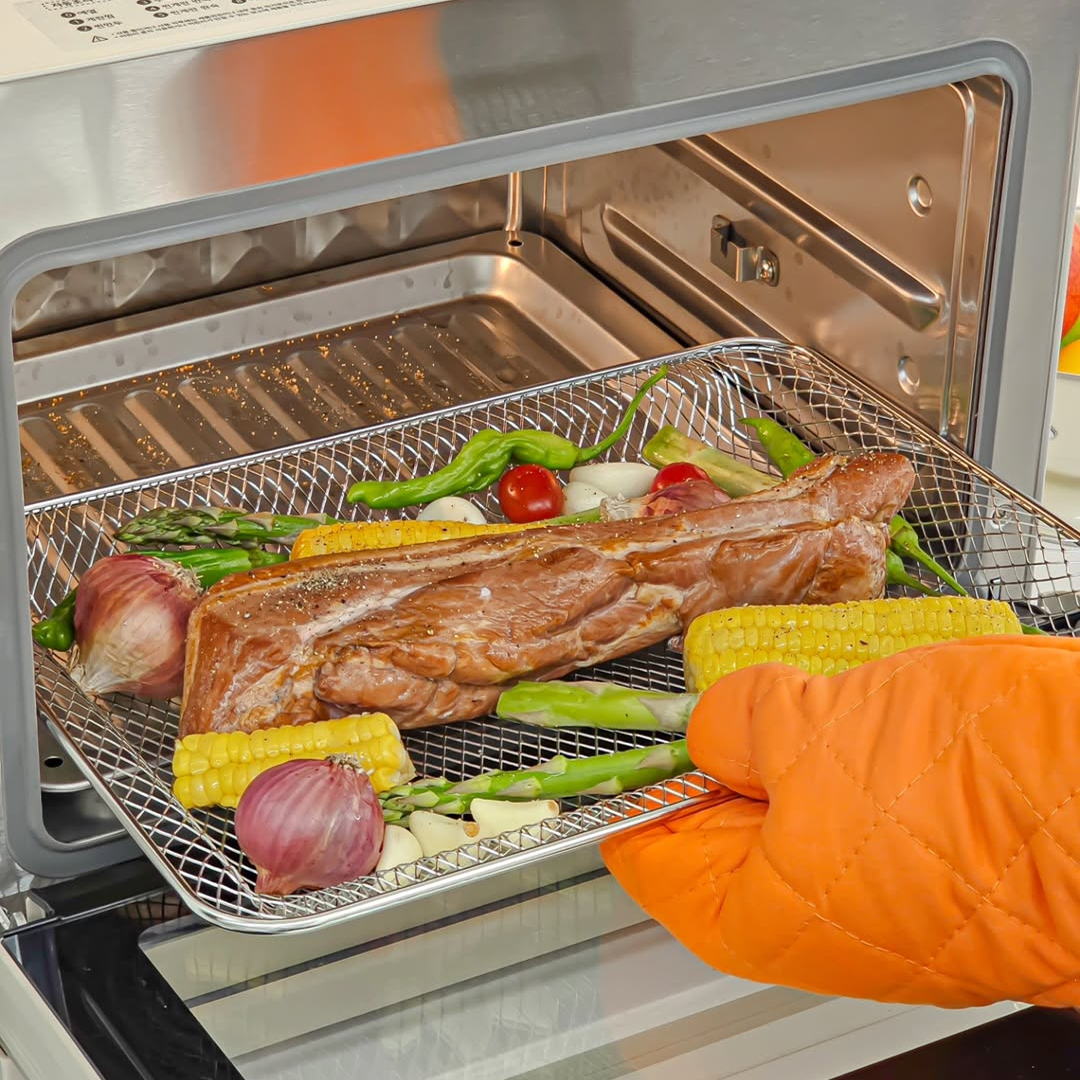 [슈퍼적립 10%] 풀무원 스팀쿡 마스터 듀얼스팀 오븐 에어프라이어 20L AV20D11CF (오트베이지)