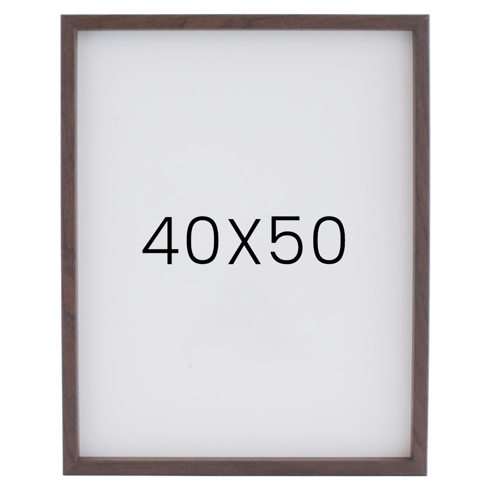 12mm레프 원목액자 우드 웨딩 전시회 맞춤 프레임 틀 40x50 400x500mm, 월넛 - 메인 이미지