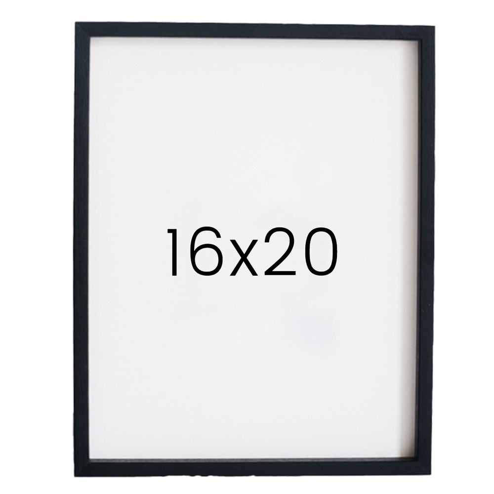 12mm레프 원목액자 우드 웨딩 전시회 맞춤 프레임 틀 16x20 406x508mm, 블랙 - 메인 이미지