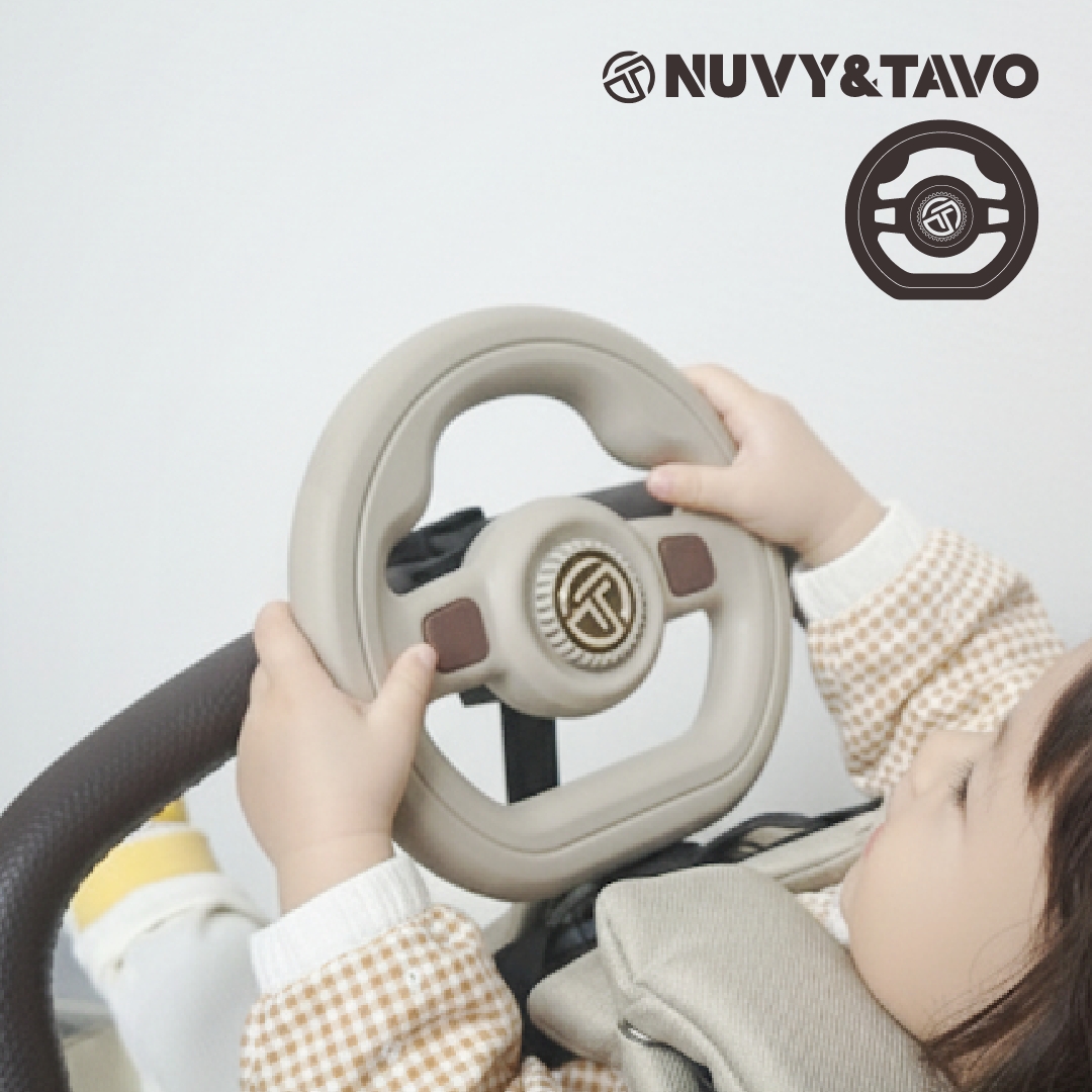 [누비앤타보] 타보 아기 유아 자동차 핸들 운전놀이 장난감 다양한 유아용품에 장착가능