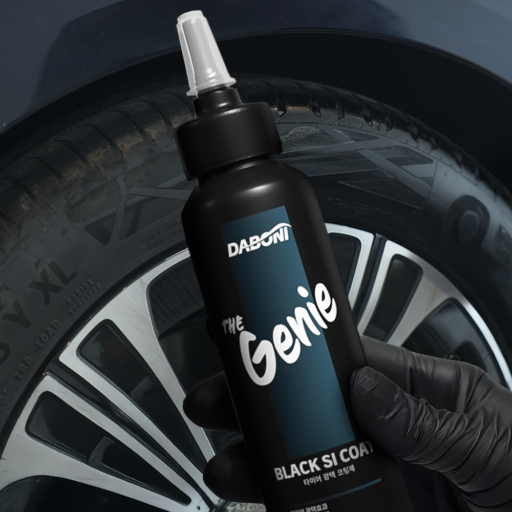 다보니 더지니 블랙시코트 타이어 유성 광택 코팅제 SIO2 100ml + 코팅 블럭 제품 이미지