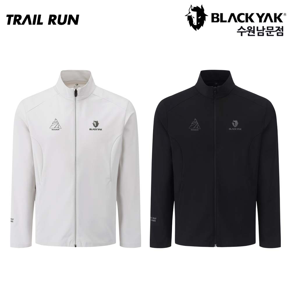 블랙야크 남성 가을 바람막이 통기 포켓 지퍼 일상 등산 트레일러닝 트레이닝 자켓 - 메인 이미지