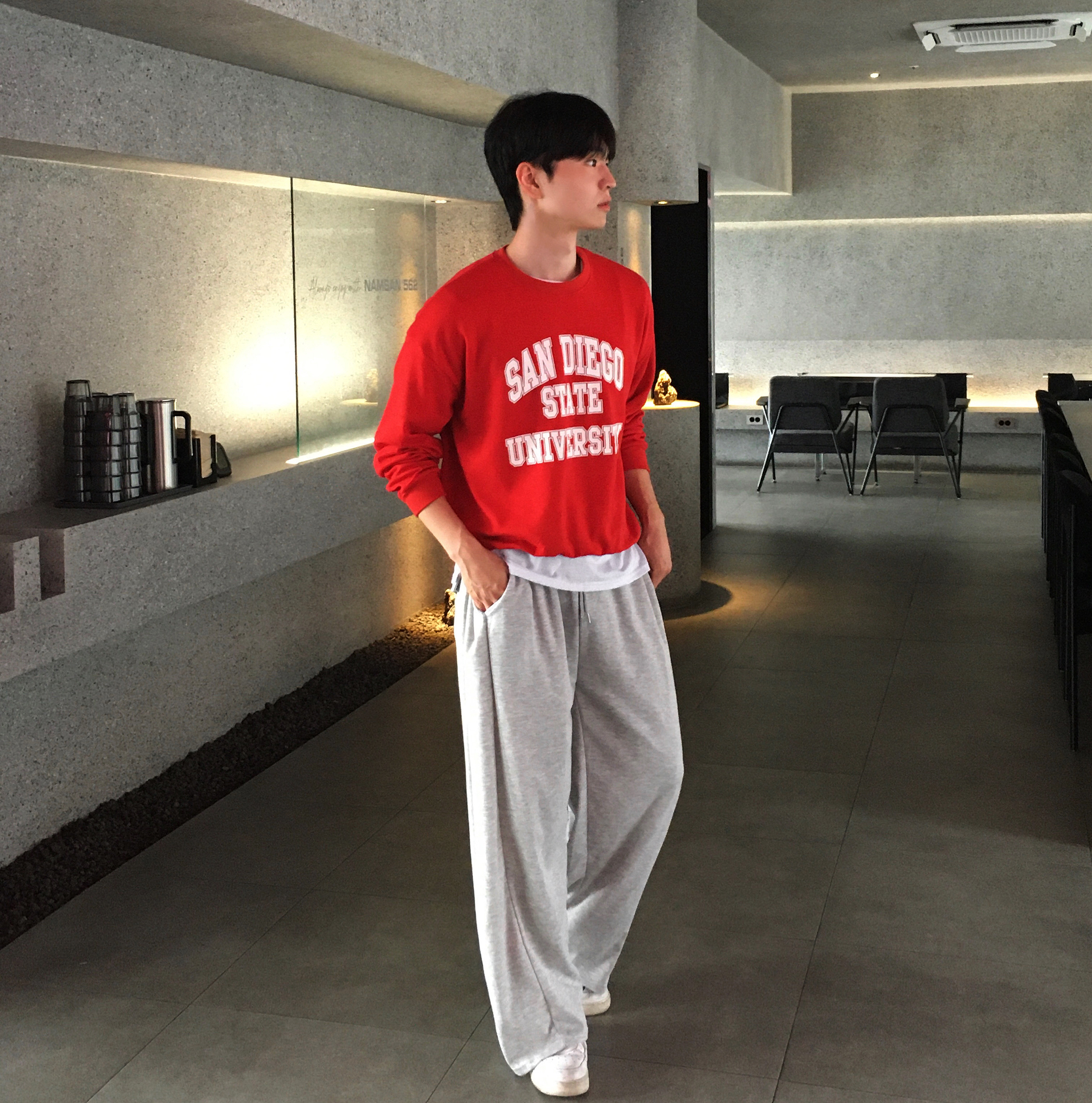 1+1 스웻팬츠 벌룬팬츠 통바지 이미지 8