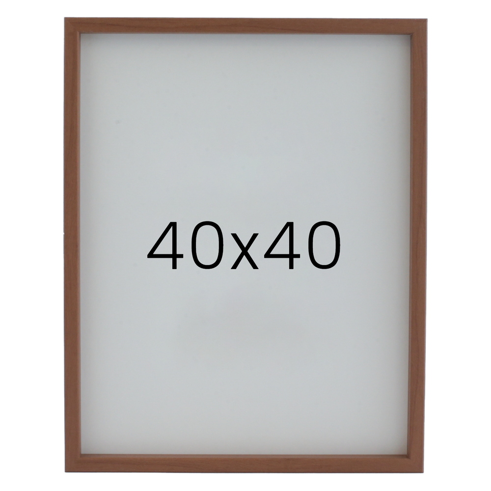 12mm레프 원목액자 우드 웨딩 전시회 맞춤 프레임 틀 40x40 400x400mm, 연밤 - 메인 이미지