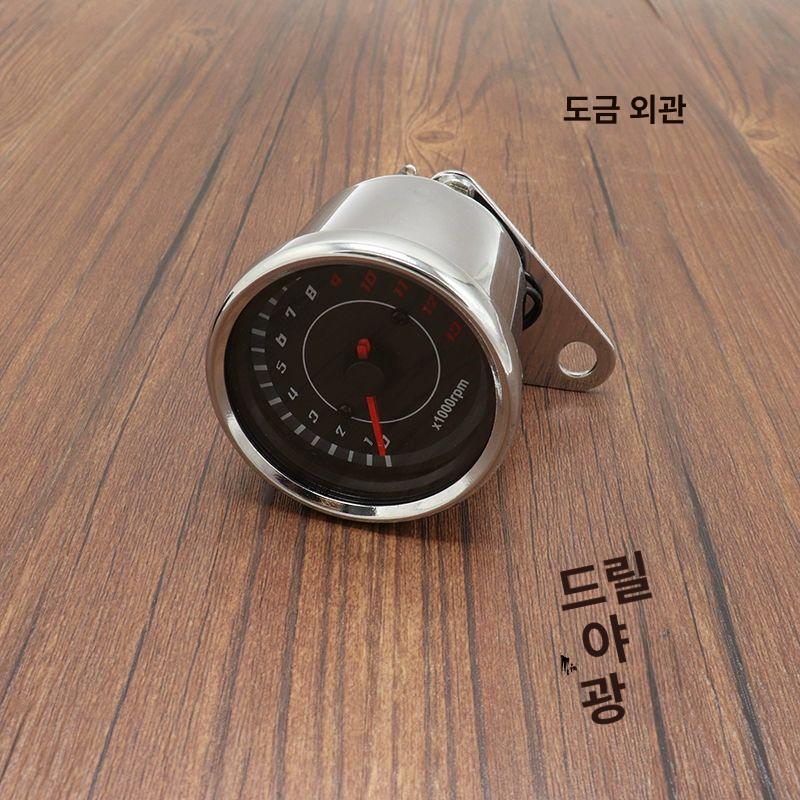오토바이 계기판 게이지 연료 브래킷 거리계 표시기 대시보드 클러스터  도금 케이스 - 상세 이미지 4