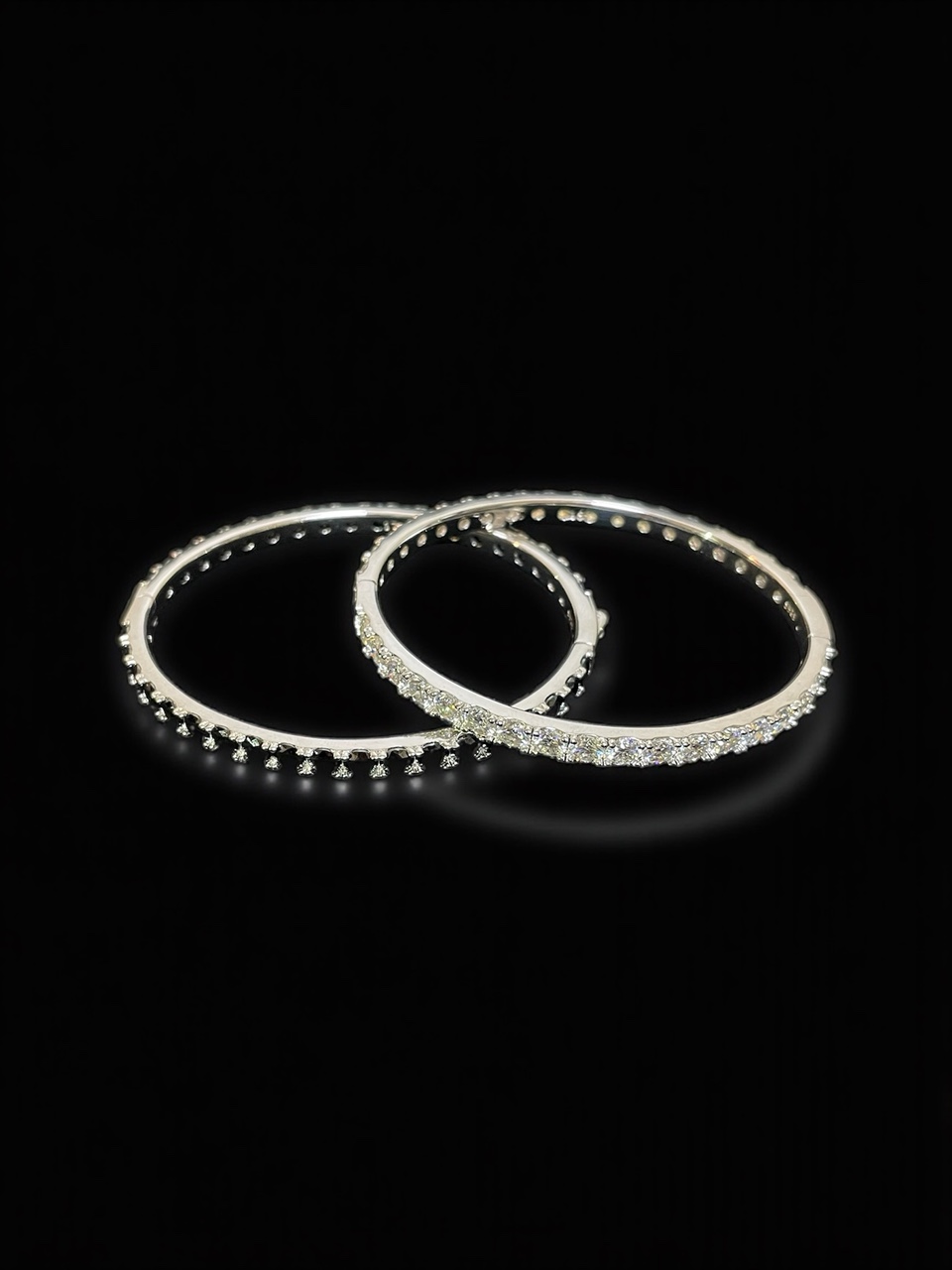 [Black Moissanite Tennis] 올블랙 모이사나이트 테니스 팔찌 S925 데시레아 - 상세 이미지 3