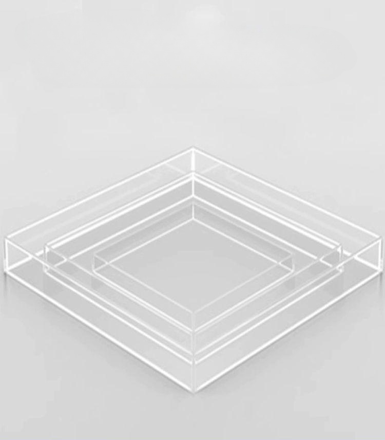 촬영용 아크릴 연출 투명 수조 수중촬영 낮은 초백 접시 고화질 길이 제품 실린더 특수 60x100x5.5cm - 상품 이미지