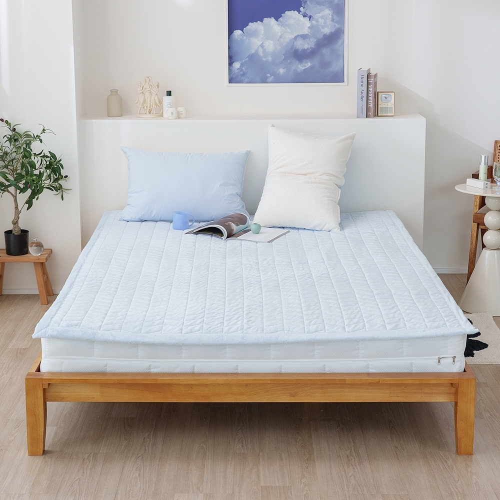 나라데코 5mm 밍크 극세사 따뜻한 겨울 밴딩 침대패드 SS