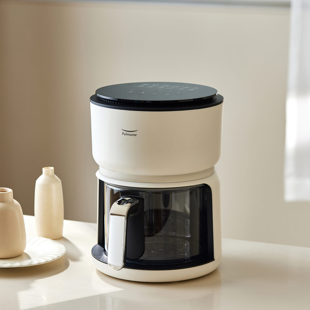 풀무원 글라스쿡 3L 소형 유리 에어프라이기 미니 글라스 에어프라이어 AB03C00V