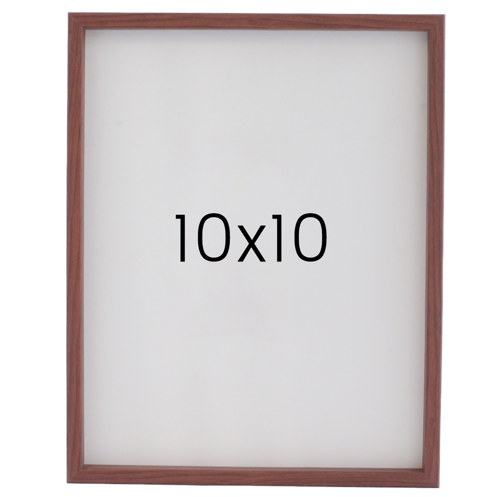 12mm레프 원목액자 우드 웨딩 전시회 맞춤 프레임 틀 10x10 254x254mm, 샴페인 - 메인 이미지