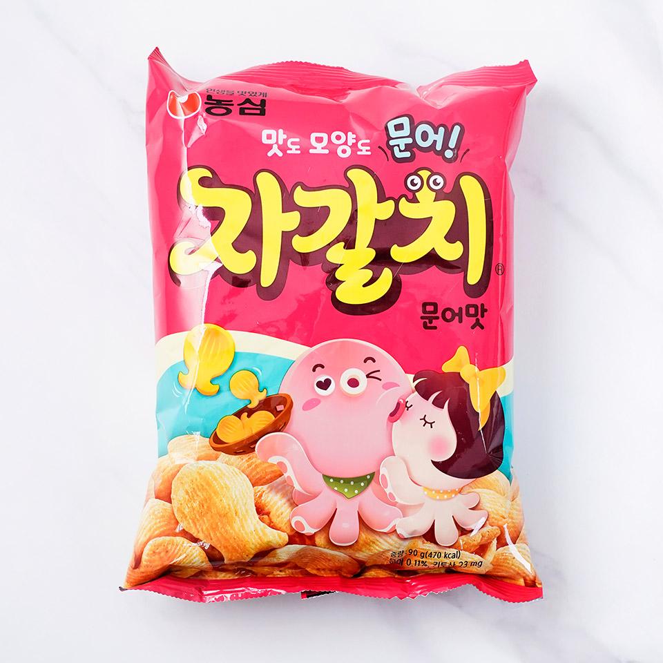메가마트 농심 자갈치 문어맛 90g - 메인 이미지