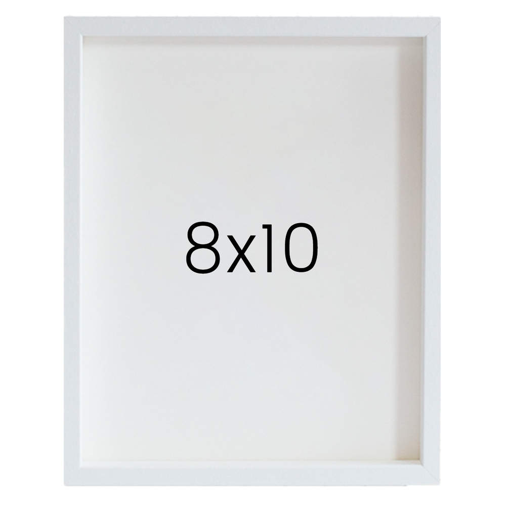 12mm레프 나무액자 사진액자 웨딩 포토테이블 인화 탁상 소형 8x10 203x254mm, 화이트 - 메인 이미지