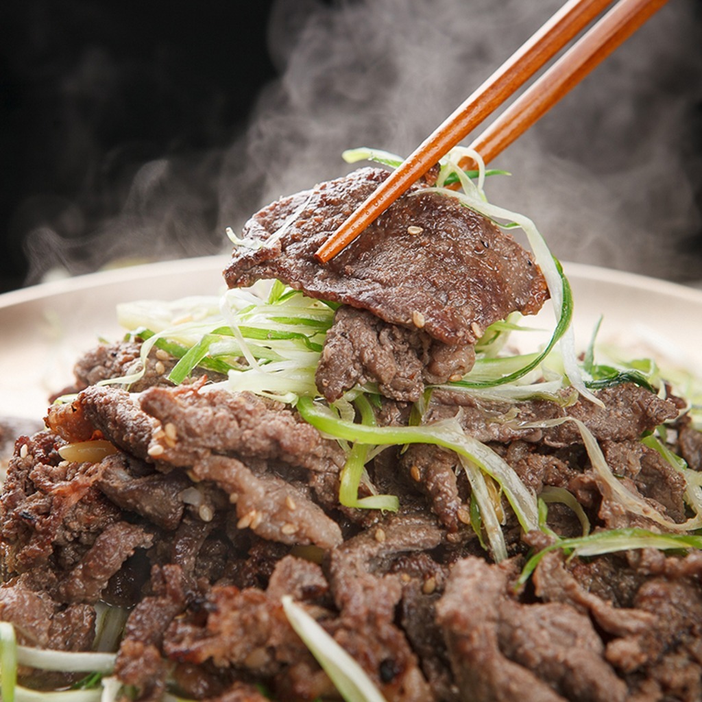 봄날장터 한우 양념 소불고기 600g 양념소불고기 뚝배기