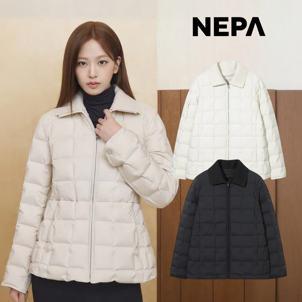 네파 경량패딩 여성 구스다운 거위털 퀄팅 겨울패딩 누빔 다운 점퍼