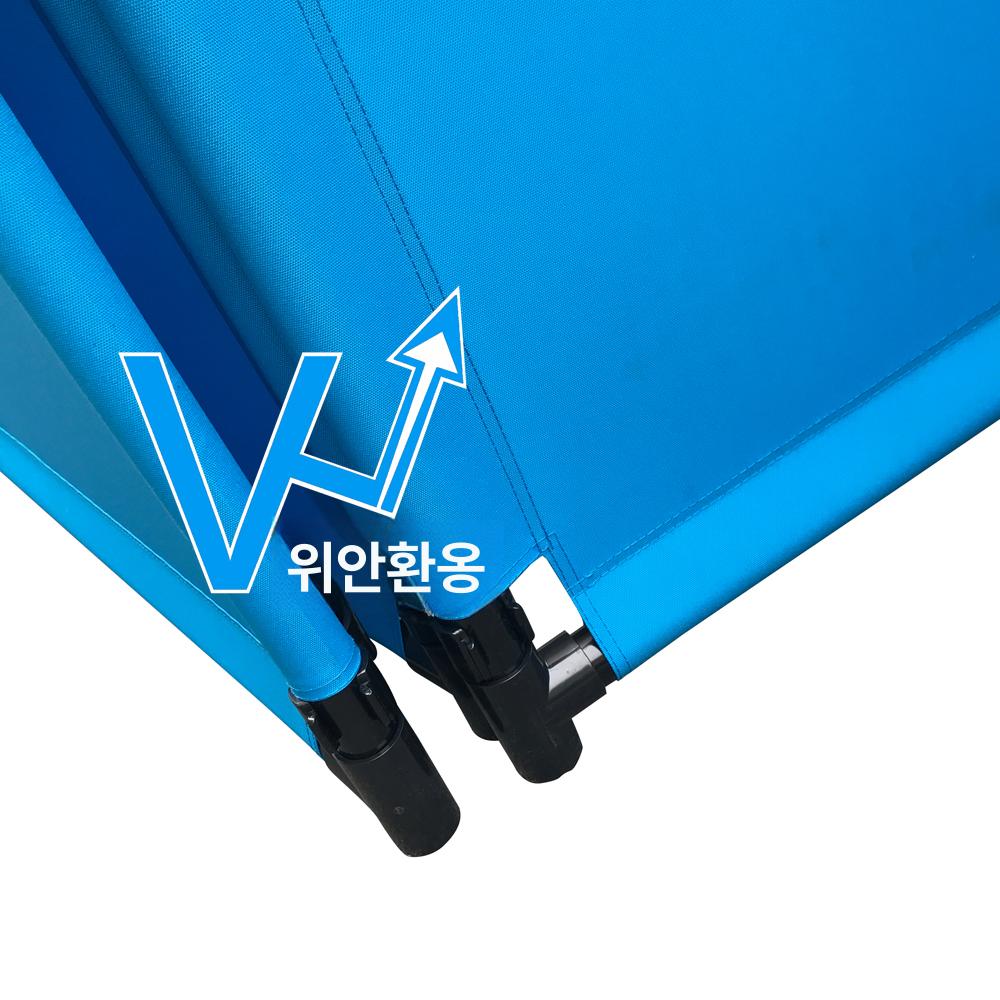 패브릭 방수 천 분리대 파티션 가림막 칸막이 접이식 그레이 1000D 56-140cm - 상세 이미지 4