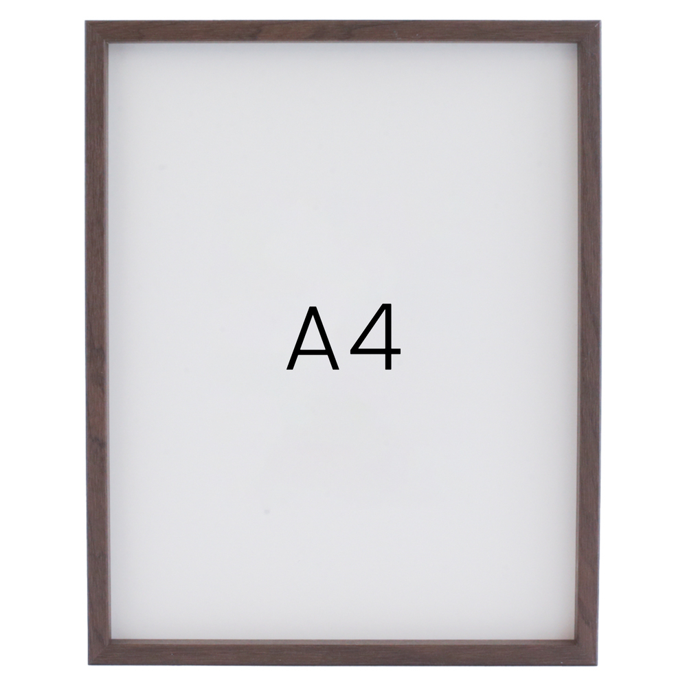 12mm레프 원목액자 우드 웨딩 전시회 맞춤 프레임 틀 A4 210x297mm, 월넛