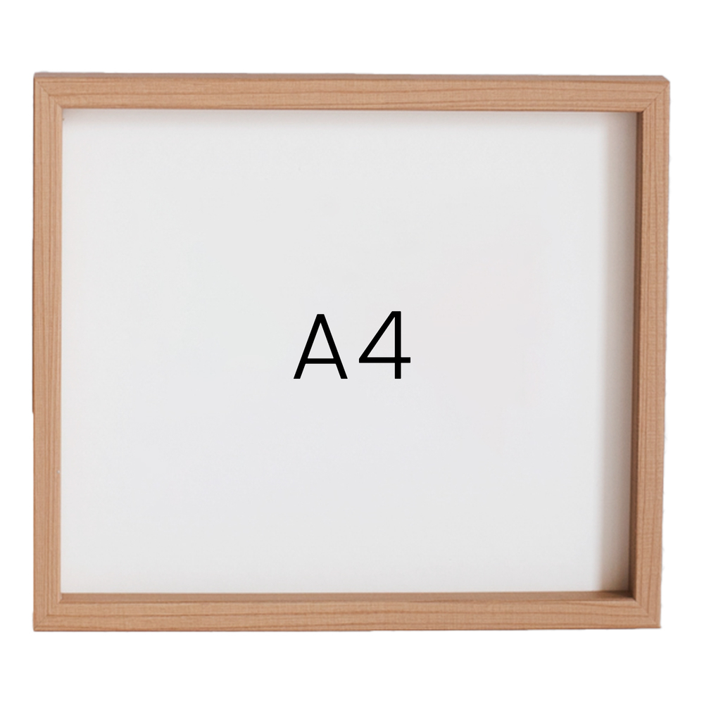 12mm레프 원목액자 우드 웨딩 전시회 맞춤 프레임 틀 A4 210x297mm, 내츄럴