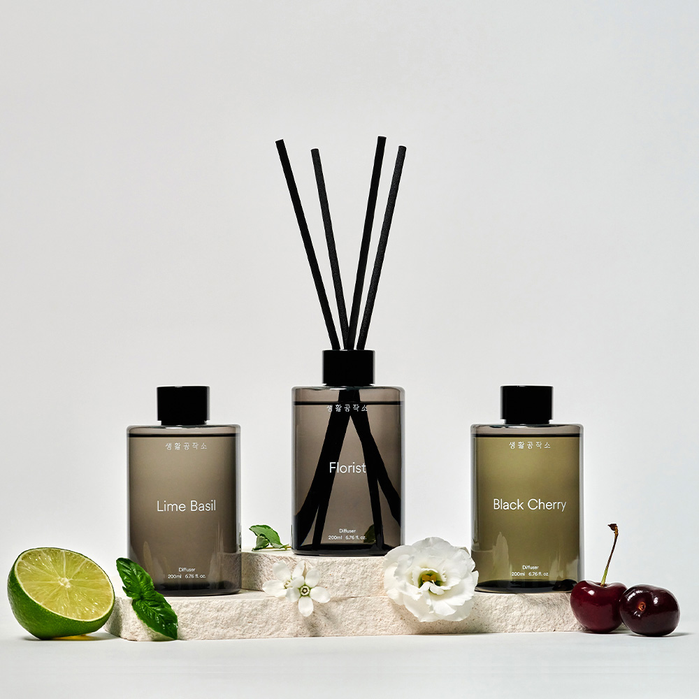 생활공작소 실내디퓨저 인센스스틱 실내방향제 집들이선물 대용량디퓨저 2개
