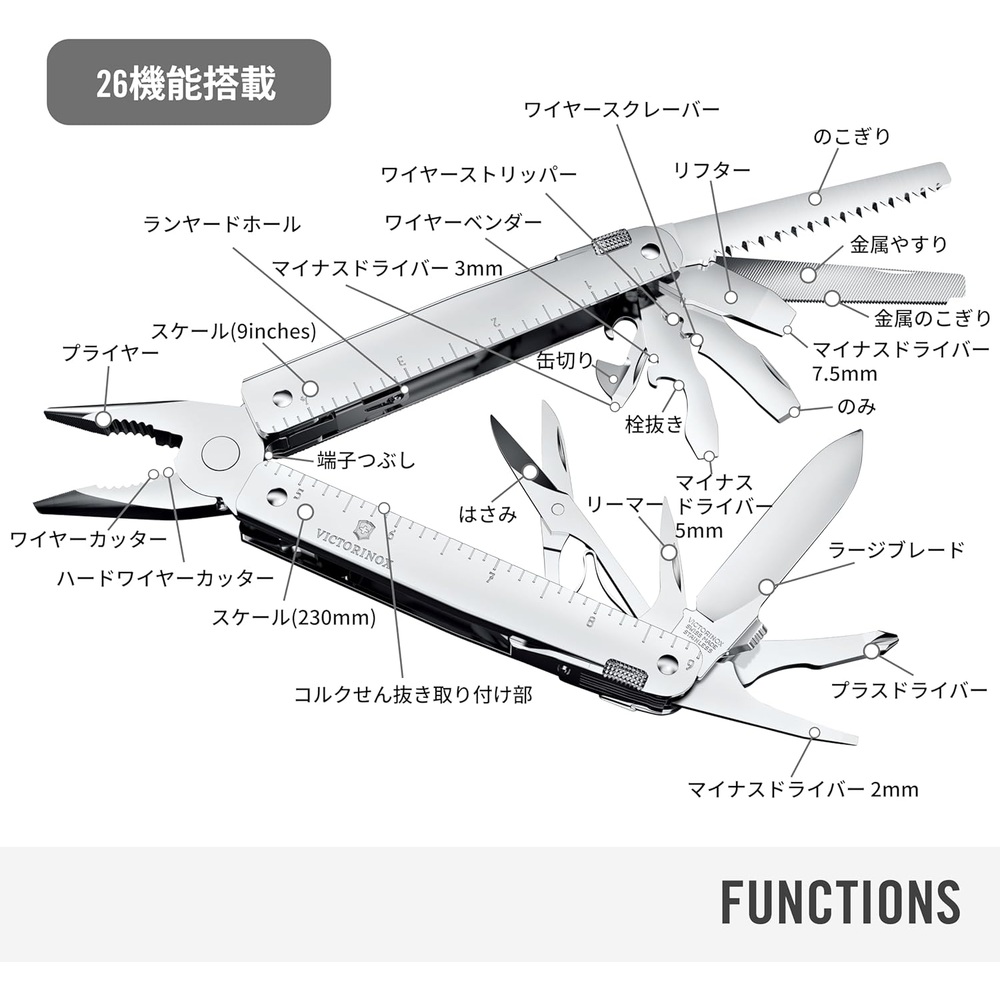 빅토리녹스 스위스툴 MX 26in1 멀티툴 블레이드 - 상세 이미지 5