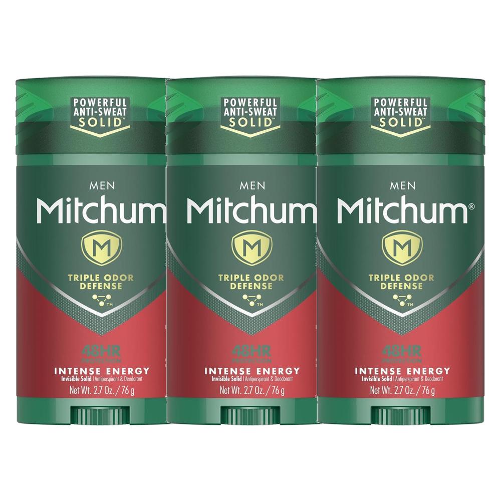 Mitchum 데오드란트 Intense Energy 맨 스틱 76g (3개) - 상품 이미지