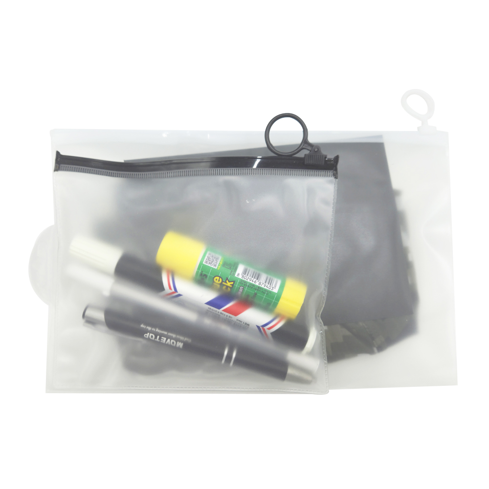 물품보관 지퍼백 G 투명 반투명 군대 군인 훈련소 팩 지퍼락 다용도 고리