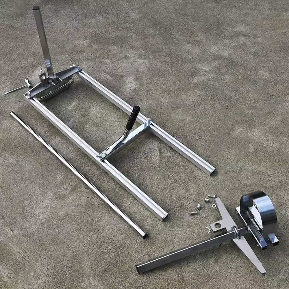 엔진톱제재기 통나무 가이드 고정 거치대 스크롤쏘 45cm 패널 랙 - 상세 이미지 2