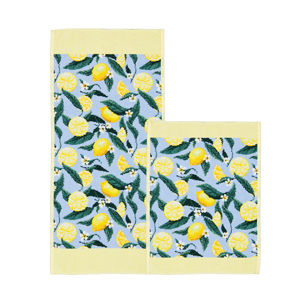 훼이라 레몬 앤 리브즈 게스트타월 37x80cm 독일직수입 먼지없고 부드러운 프리미엄 애착수건 - 상세 이미지 5