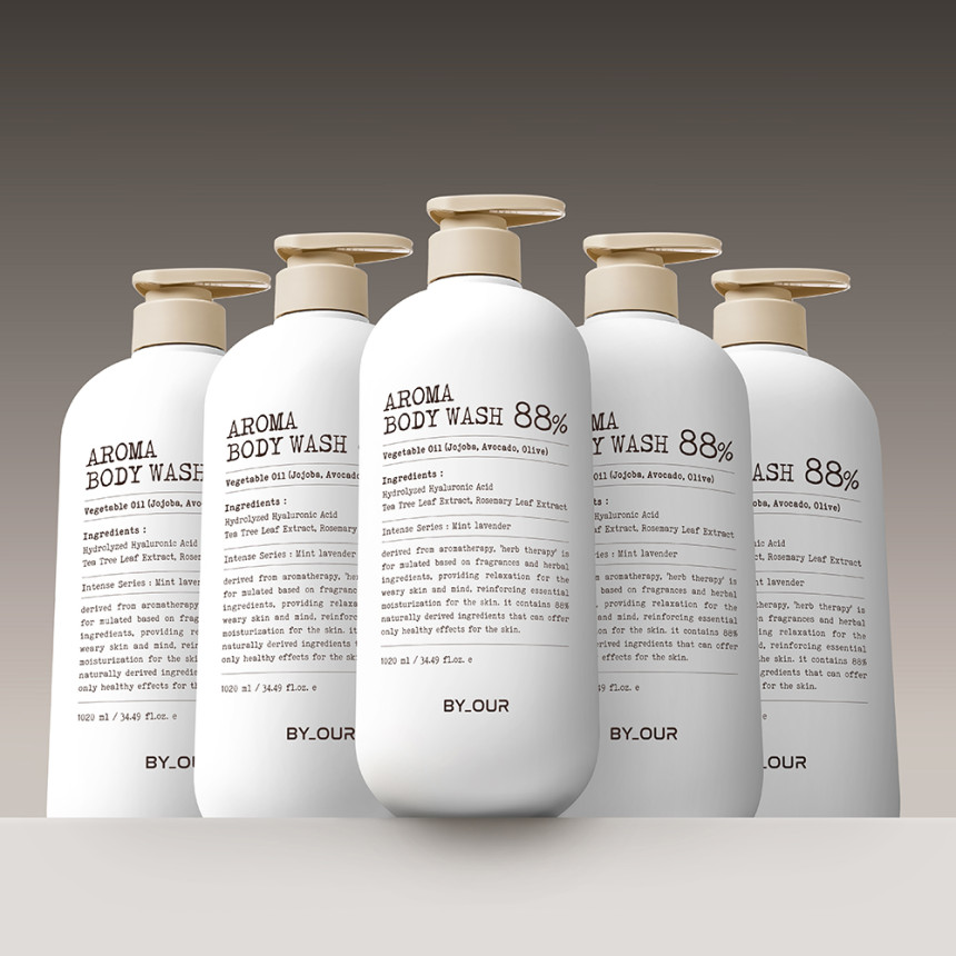 바이아우어 약산성 퍼퓸 아로마 바디워시 민트라벤더향, 1.02L, 1개 사진 5