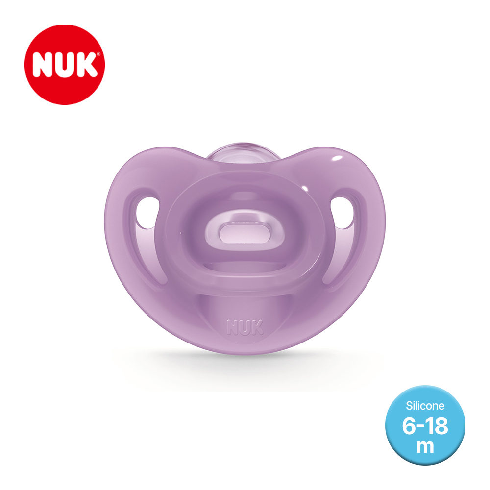 누크 센서티브 올실리콘 쪽쪽이 1개입 S2 (6-18개월), 퍼플