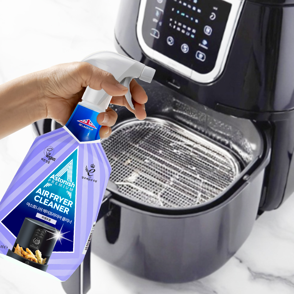 [본사] 아스토니쉬 에어프라이어 클리너 750ml 후라이팬 식세기 애벌설거지 기름때 전자렌지 오븐 제품 이미지