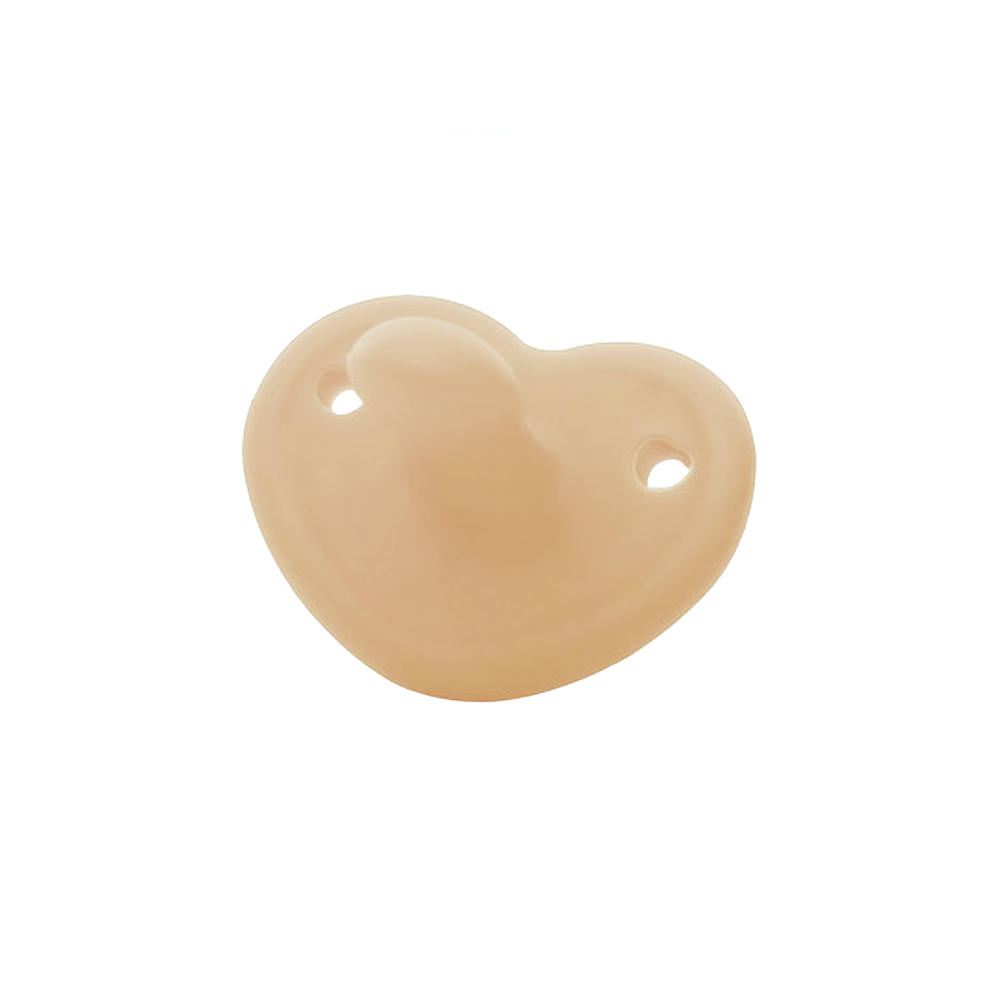 티지엠 하트 쪽쪽이 1개입 미니 (0-3개월), 크림베이지