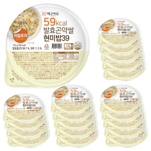 빼고비움 최저 칼로리 100g당 39kcal 발효곤약쌀현미밥39 150g... 맛있게 먹은 솔직 후기 - 상품 이미지 1