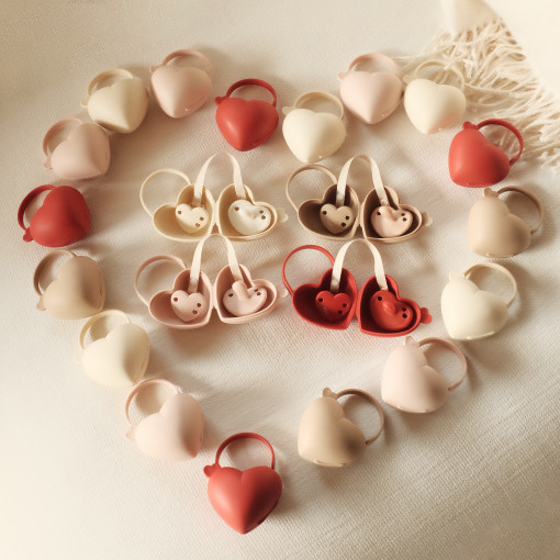 티지엠 하트 쪽쪽이 보관케이스 베리레드 - 상세 이미지 5