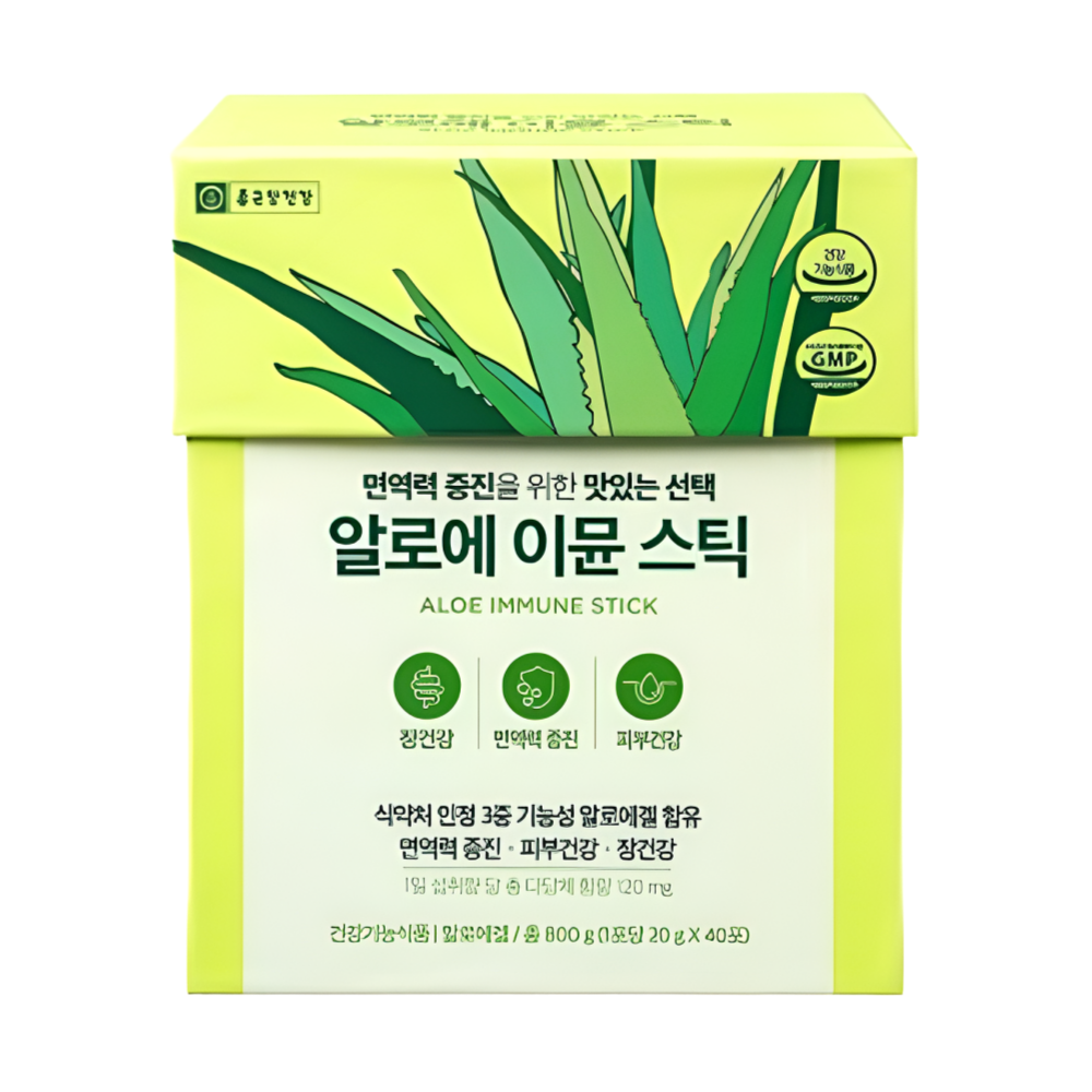 종근당건강 알로에 이뮨 베라 겔 스틱 40포X1개 - 메인 이미지