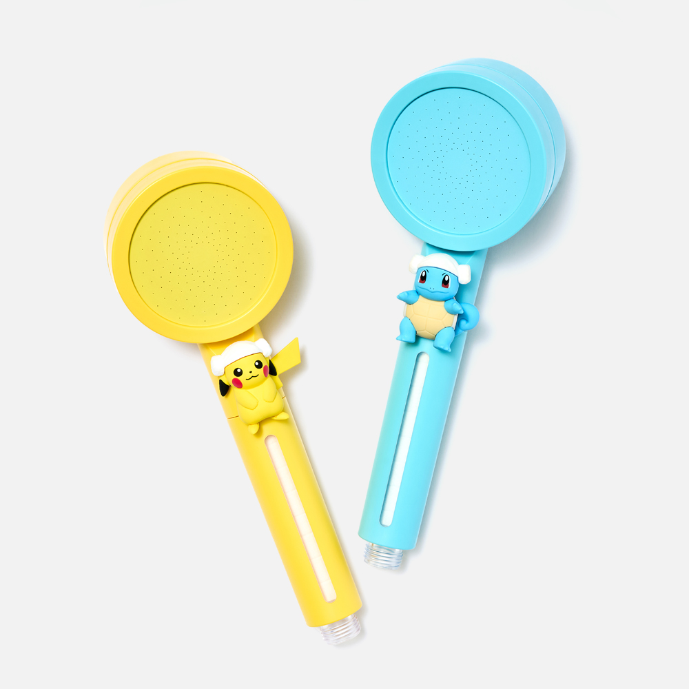 포켓몬 피카츄 꼬부기 필터 샤워기 헤드 수압상승 녹물제거