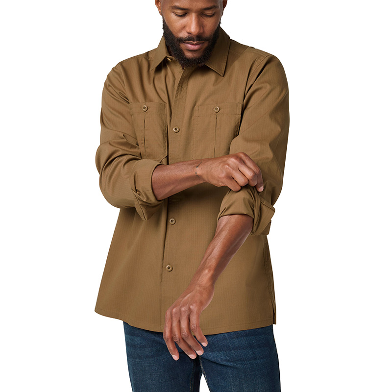5.11 택티컬 랜드 워크 긴팔 셔츠(브라운 덕) - Landen Long Sleeve Work Shirt(Brown Duck) - 메인 이미지