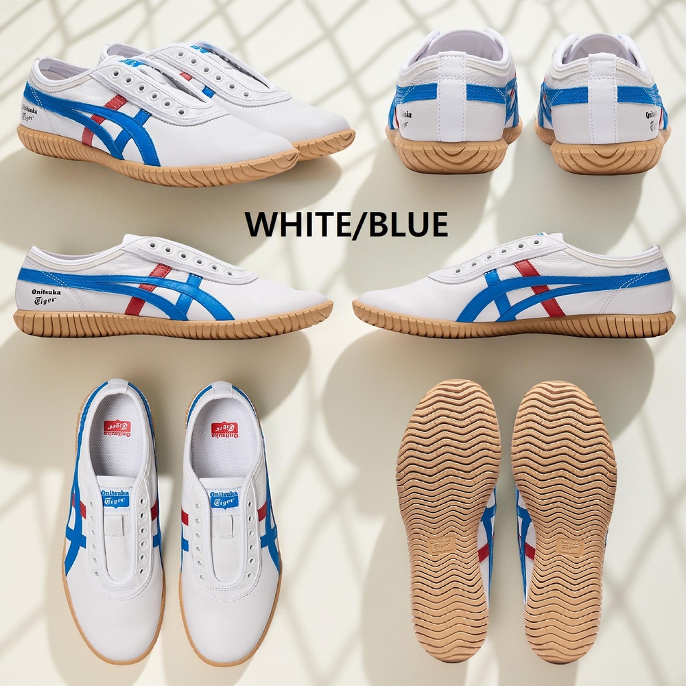 오니츠카타이거 츠나히키 슬립온 여성 운동화 1183C529 WHITE/BLUE 240 - 상세 이미지 3