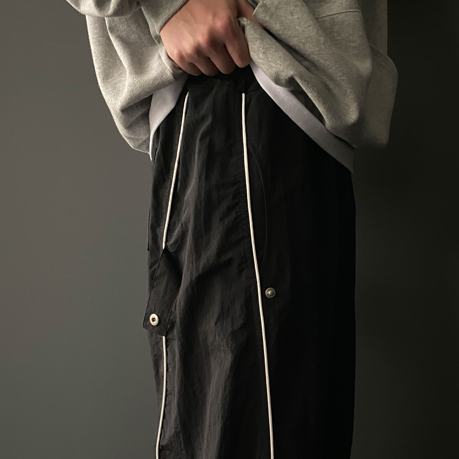 나일론바지 벌룬팬츠 남자트랙팬츠 - 상세 이미지 5