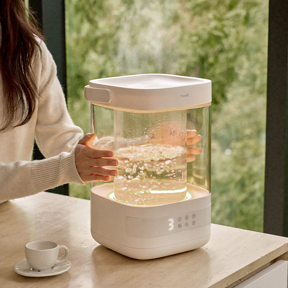 프롬비 퓨어글래스 무드등 가습기