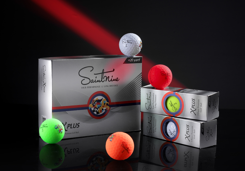 2더즌 총24구 세인트나인 X 플러스 비공인 고반발 3피스 골프공
