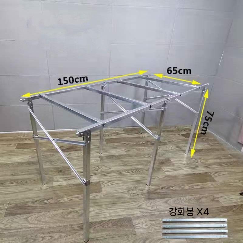 실내 탁구 탁구대 다리 테이블 스탠드 이동식 지지대 고밀도 30x30 선반 세트 바퀴 없는 완 - 상세 이미지 2