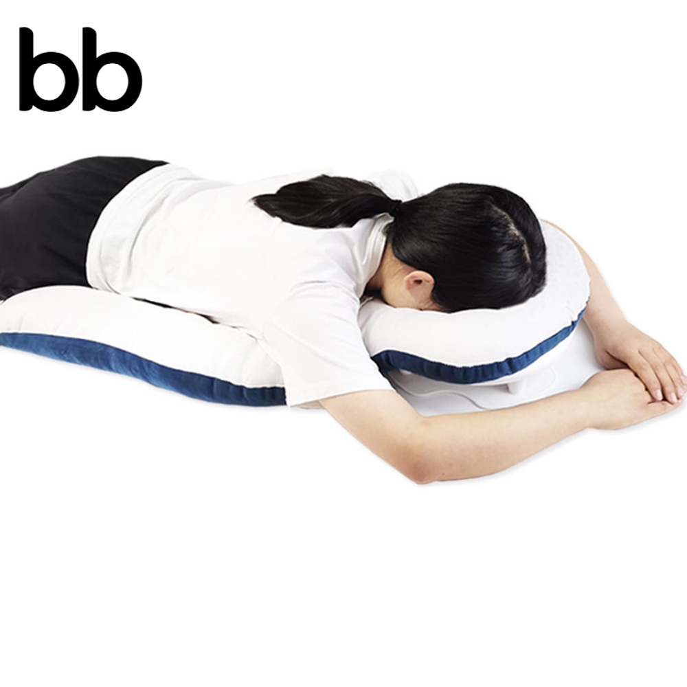 엎드려 쿠션 편안한밤 망막베개 자는 다기능 베게 엎드려쿠션 사무실 침대 엎드려자는베개 안면 확장형 양면 그레이 - 상세 이미지 2