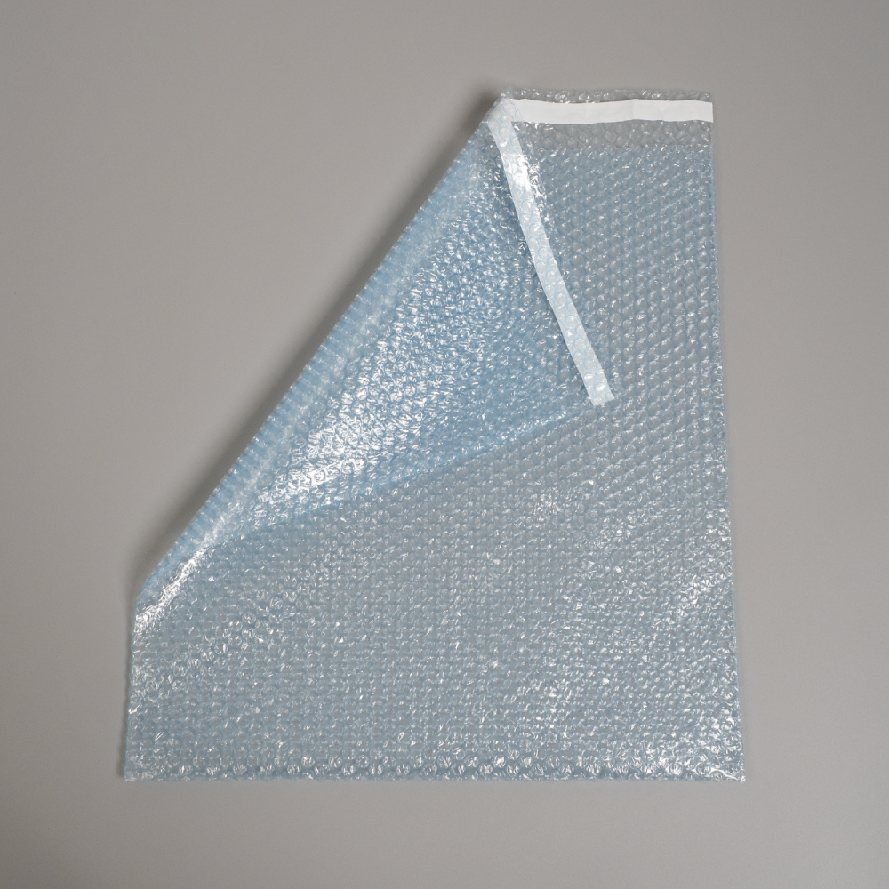 블루에어캡 친환경 택배 에어캡봉투 접착식 포장 안전봉투 25cm x 35cm 100장 - 상세 이미지 3
