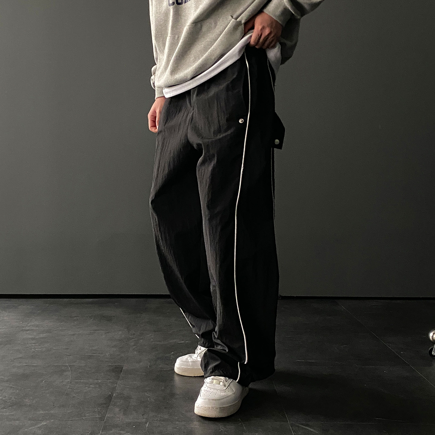 나일론바지 벌룬팬츠 남자트랙팬츠 - 상세 이미지 2