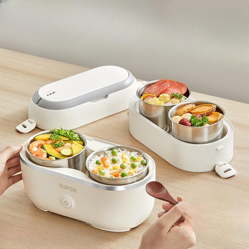 가열 도시락통 대용량 난방 런치박스 밥짓는도시락 학생 사무실 스텐 직장인 보온 가열 - 상품 이미지