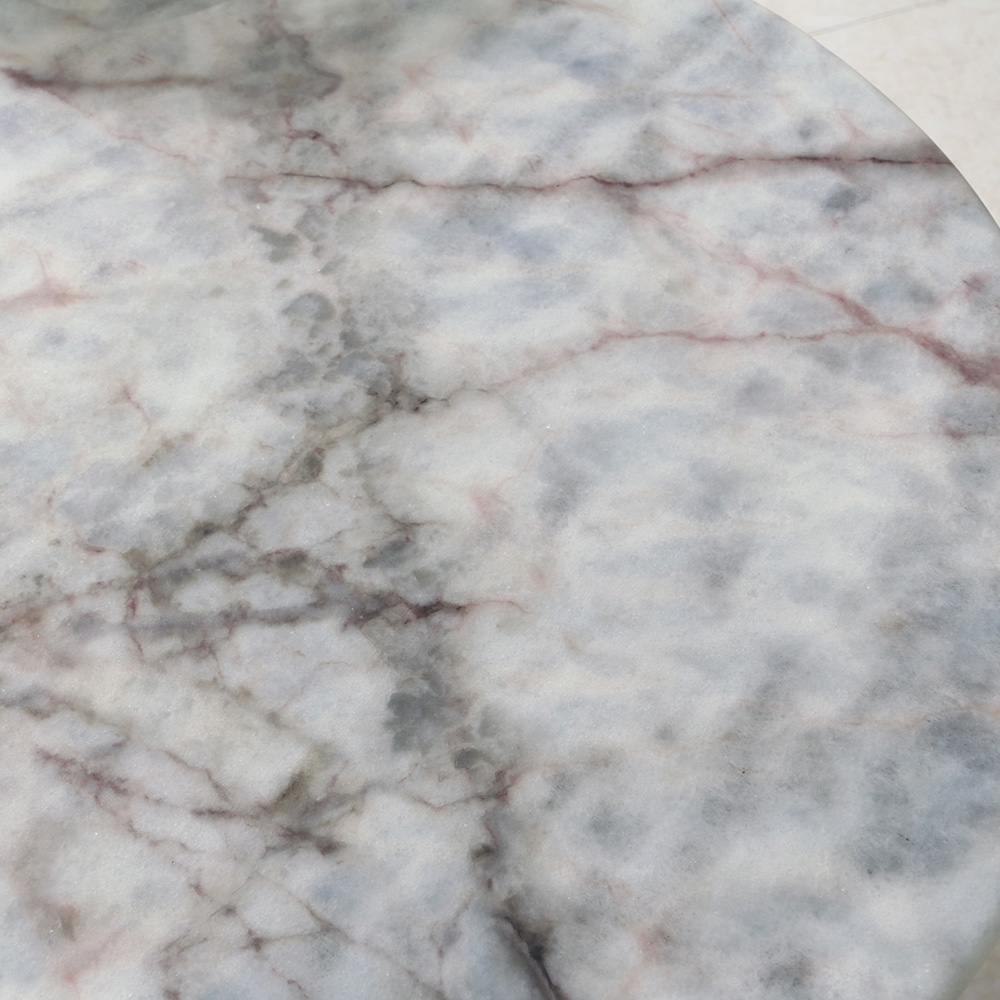 스코나 발레노 원형 듀얼 대리석 스텐 스틸 거실 소파 테이블