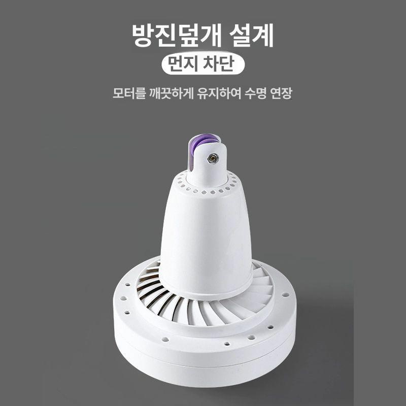 천장 실링팬 천장형 방등 저소음 천장선풍기 서큐라이트 가정용 다용도 공기순환 실링펜 900mm+2.5m 타이머 총 3.8m - 상세 이미지 3