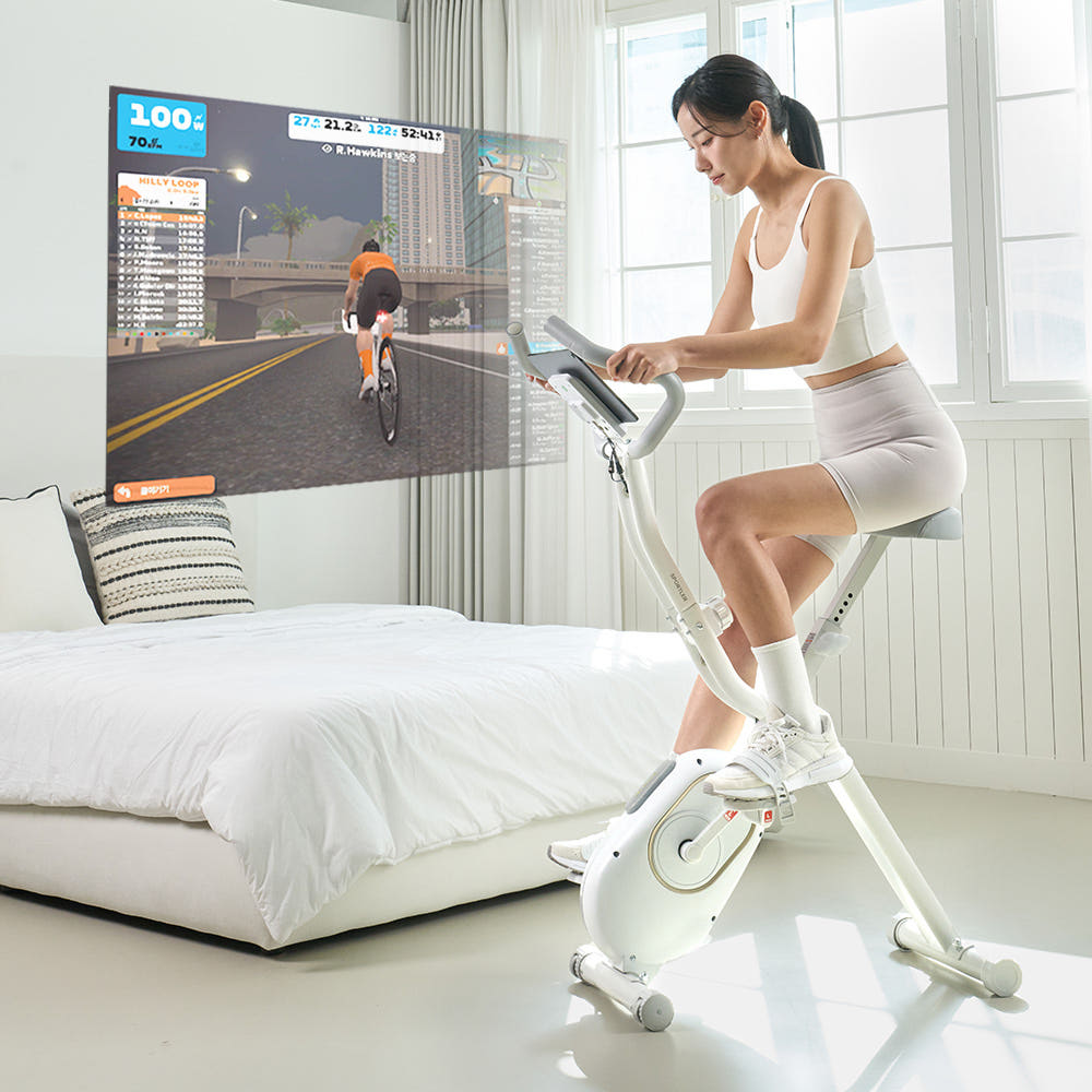 [네이버 단독] 숀리 실내자전거 엑스바이크 E3A 메타 접이식 헬스 사이클 가정용 홈트