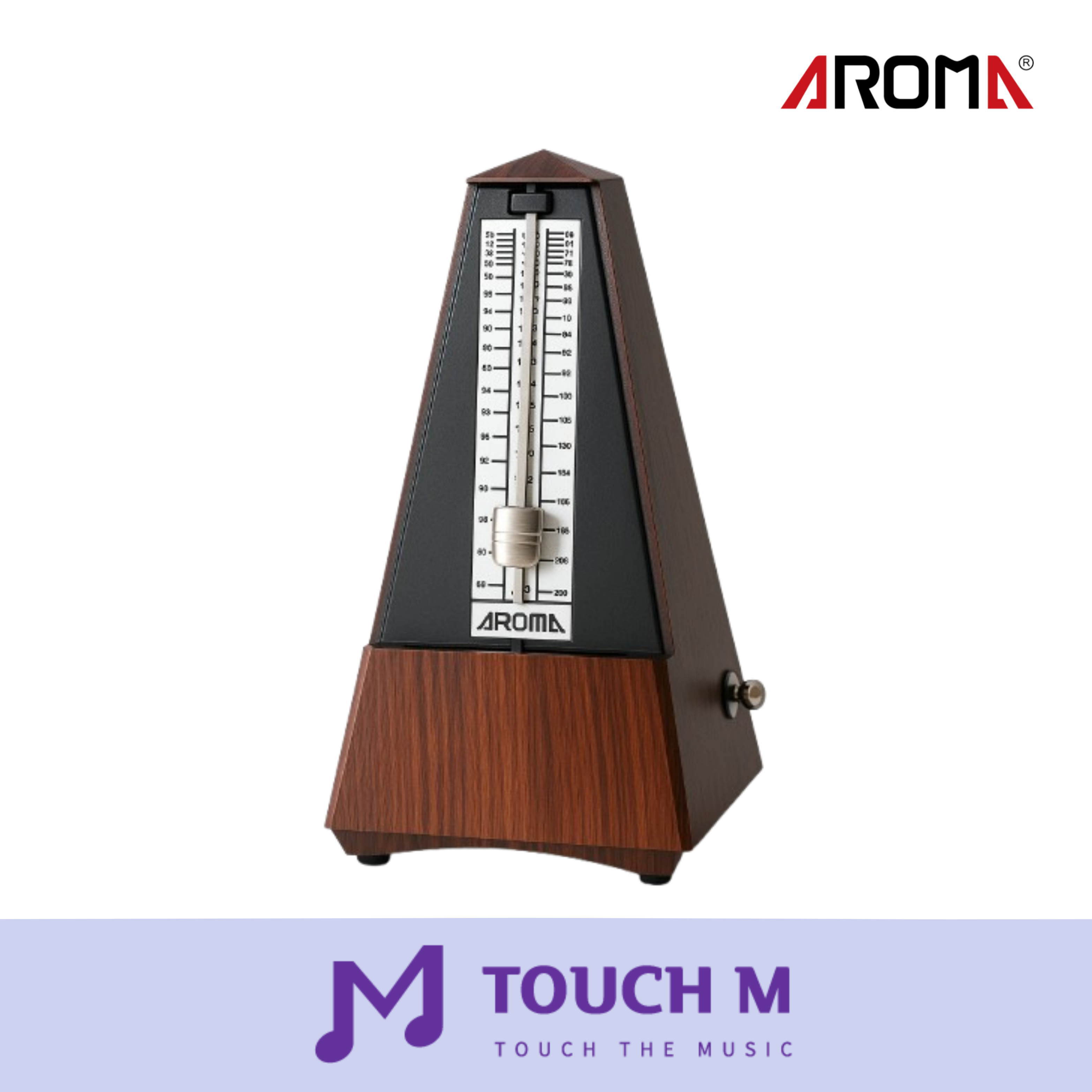 아로마 메트로놈 AM-711 온습도계 아날로그 수동박자기 - 상품 이미지